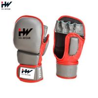High Quality Cow Hide Leather MMA Training Gloves