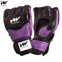 Custom Logo Punching MMA Gloves Pakistan Made Leather MMA Gloves
