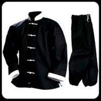 New Custom Made Design Black Kung Fu Uniform