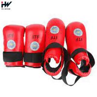 Custom Logo Kickboxing Foot Protectors Martial Arts Taekwondo Kick Boots,Gloves