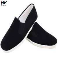 Wholesale Men Martial Arts Tai Chi Shoes Rubber Sole Canvas Chinese Kung Fu Shoes