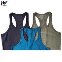 Wholesale custom men's gym fitness tank top for hot selling