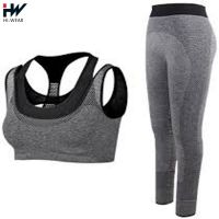 2021 yoga sets fitness women women sports set athleisure crop top and leggings suit
