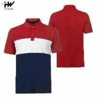 Three Colour Cotton/Polyester Custom Men T Shirt