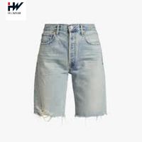 Women Ladies Fashion Summer Skinny High Wasist Washed Hot Pant Short Jeans Short Pants