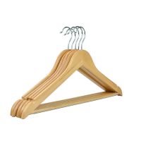 Hot Sales Wooden Clothes Hangers Solid Wood Suit Shirt Hanger