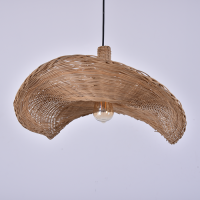 Wicker Light Pendant Rattan Lampshade Hanging Pendant Light For Home Decor Made In Vietnam