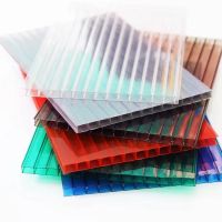 China Polycarbonate Hollow / Plastic Sheet Board Construction Materials Building Material Polycarbonate Hollow Sheet For House