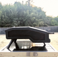 The portable outdoor pizza oven upgrade version 3 has a more beautiful appearance and is equipped with fashionable grid decoration. Better heat dissipation