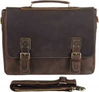 Leather Tote Briefcase Laptop Bag