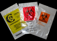 Biohazard bags - zipper