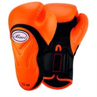Shock Absorber Gel Padding Leather Boxing Gloves