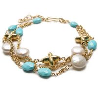 Sterling silver goldplated bracelet