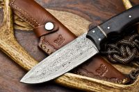 Hand Made Damascus Steel Blade Full Tang Hunting Knife