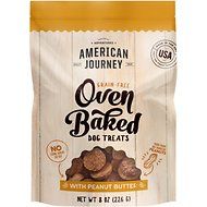 American Journey Peanut Butter Recipe Grain-Free Oven Baked Crunchy Biscuit Dog Treats