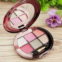 New Product 2021 6 Color Glitter Diamonds Eyeshadow Palette Powder Makeup Eyeshadow Natural Cosmetics Maquillaje With brush