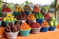 Fruits, mango, mangosteen, pineapple, banana, rambutan, durian, dragon fruit, guava, melon, salak, oranges, watermelon etc.
