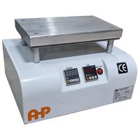 Hot plate for testing polymer powder material
