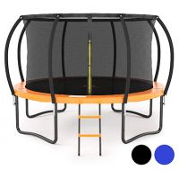 cheap 8ft 10ft 12ft 14ft round outdoor kids trampoline with safe net for sale