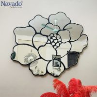 Hotel Decorative Modern Rose White Wall mirror