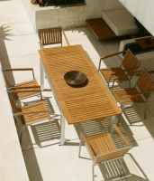 Veracruz Aluminium & Teak Dining Chairs & Tables