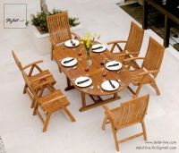 Cardiz Teak Dining Chairs & Tables