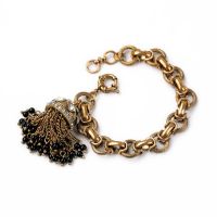 Antique Gold Plated 2022 Vintage Bracelet Chain With Tassel Wholesale