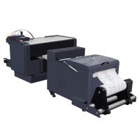 Single Double Head DTF A3 Mini Printer With Shaking Powder Machine