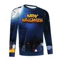 Customized Fashion O-Neck Halloween Boy Costume Pullover Fashion No Deformation Halloween Pullover S