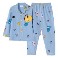 Children&apos;s autumn clothes cotton long sleeves pajamas for girls Fall and winter kids sleepwear 