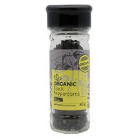 Sell Wellness Organic Black Peppercorn Grinder 40g