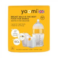 Sell Yoomi Feeding Bottle + Warmer + Slow Flow Teat + Pod Orange 240ml