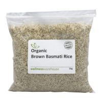 Sell Wellness Bulk Organic Basmati Brown Rice 1kg