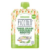 Sell Piccolo Organic Three Grain Vegetable Risotto with a hint of basil 130g