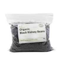 Sell Wellness Bulk Organic Black Kidney Beans 1kg