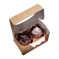 Muffin box (comes as a box and an insert) ref. 19-0677, 100*160*100 mm