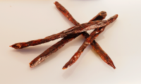 Dried beef sausages for dogs