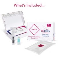 (10-PACK) DxTerity SARS-CoV-2 RT PCR CE Test - COVID-19 At-Home Collection Kit