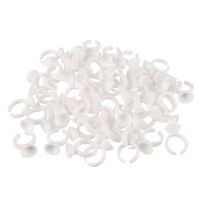 Disposable Plastic Glue Holder Rings 100pcs/Bag for Eyelash Extensions