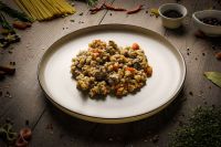 Venison with barley