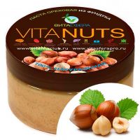 Nut paste VitaNUTS, from hazelnuts for functional nutrition