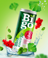 Natural energy drinks BIGO and beverage
