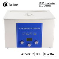 Tullker 30L 10L 2L Ultrasonic Cleaning Machine Lab Low Noise LCD Oil Rust Carbon Mould Dirty Parts