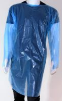 LDPE / PE polyethylene Dispoable Gown thumbhole