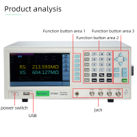 Lcr Meter with 1MHz Accuracy: 0.05%, Continuous Frequency Adjustable, 1MHz Step, 6 1/2 Display