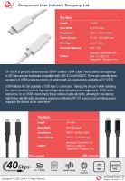 Usb4 Usb-if Certified Cable