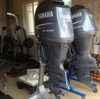 Used Yamaha 150HP 4-Stroke Outboard Motor Engine Motor is in excellent condition