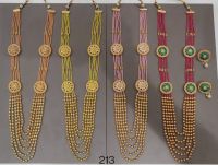 Long layered necklace set