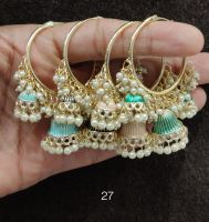 3 jhumki earrings
