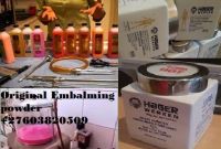 Price for Hager Werken +27-603-820-509  Embalming powder pink and white